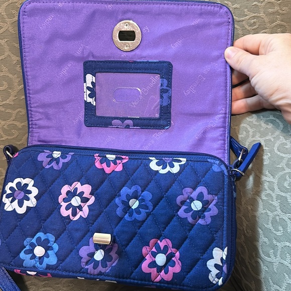 Vera Bradley Crossbody Purse, Flower Print - Picture 4 of 12